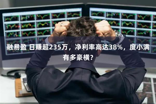融易盈 日赚超235万，净利率高达38%，度小满有多豪横？