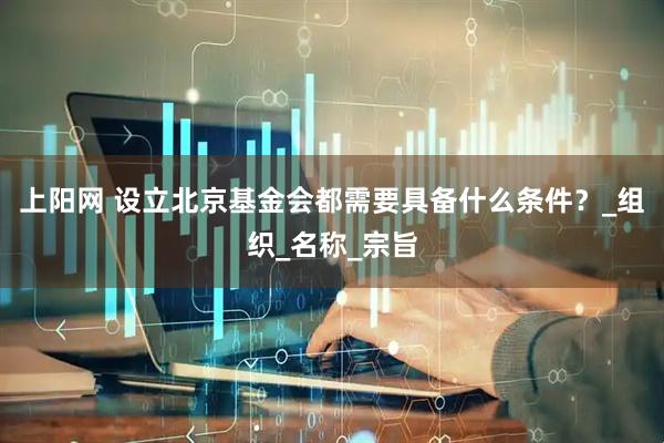 上阳网 设立北京基金会都需要具备什么条件？_组织_名称_宗旨
