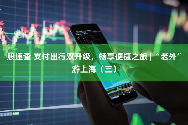 股速查 支付出行双升级，畅享便捷之旅 | “老外”游上海（三）